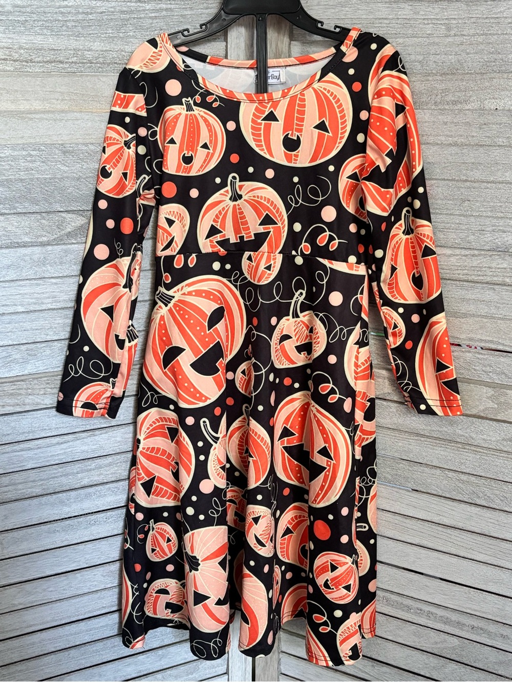 Besser Bay Halloween Pumpkin Jack-O-Lantern Twirl Dress SZ 5/6. (120 cm)